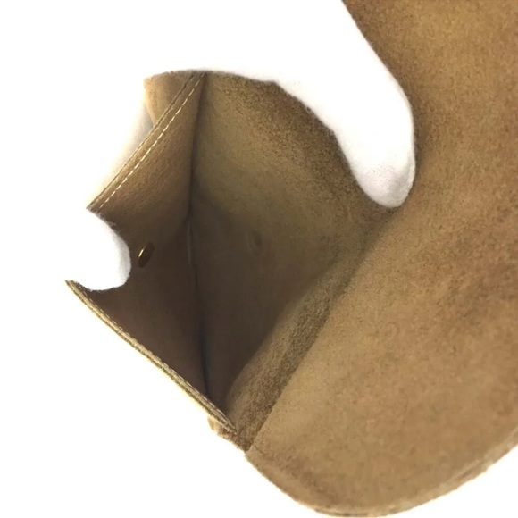 LOEWE Anagram Suede Leather Coin Case - Picture 5 of 8